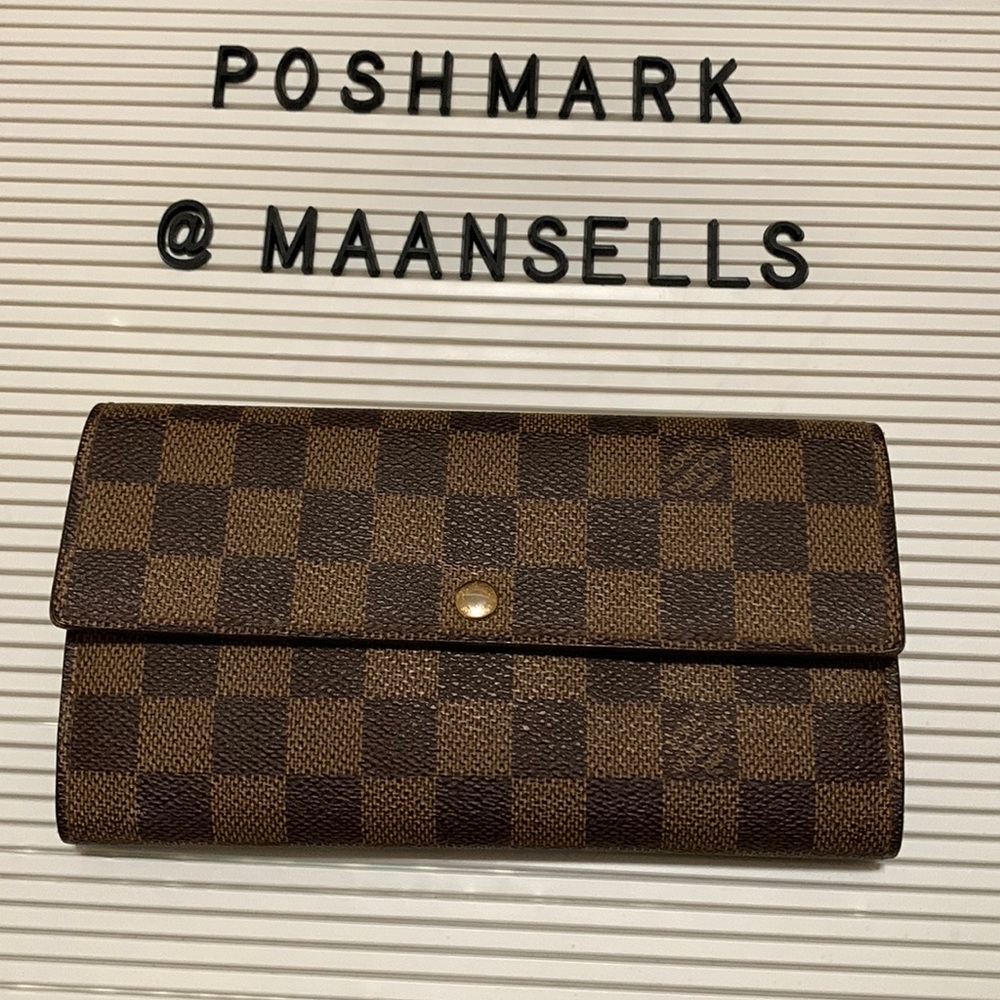 Louis Vuitton Sarah Damier Wallet Authentic